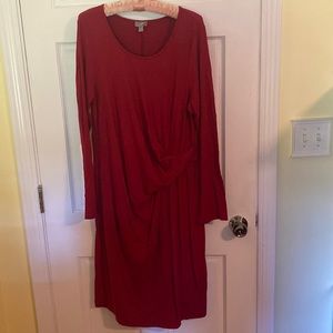 JJill wrap waist dress